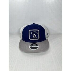 New Era LA Dodgers Squared Low Profile 9FIFTY Snapback Hat Adjustable NEW